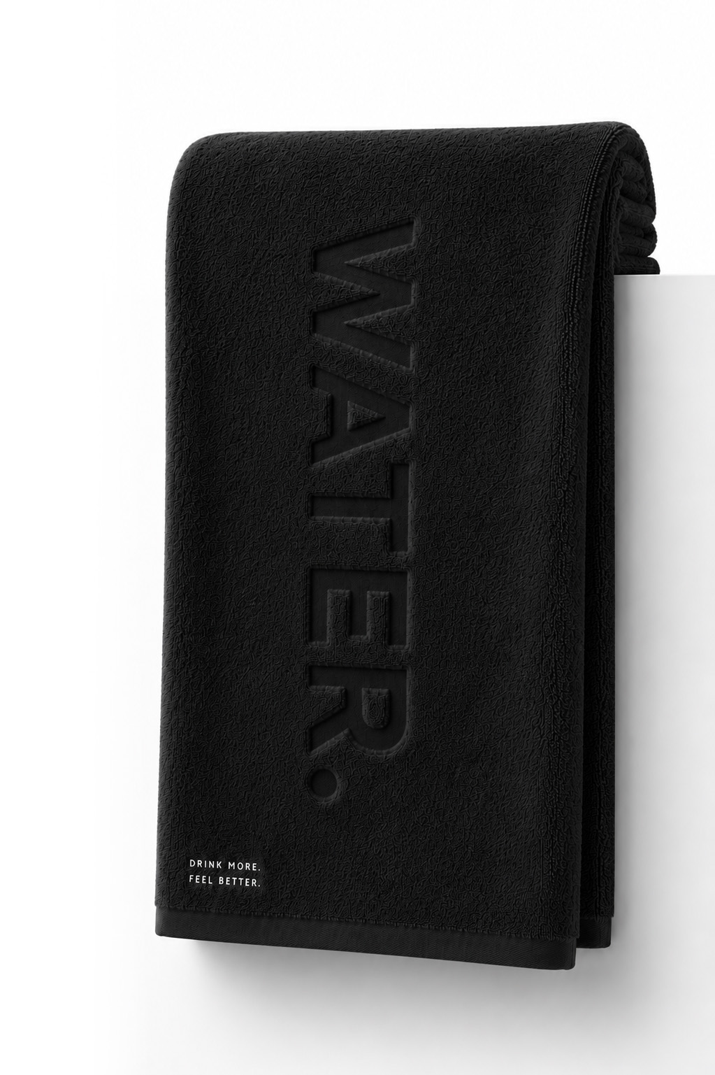 Black Gym Towel